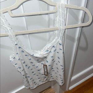 SKIMS Soft Lounge Lace Cami NWT